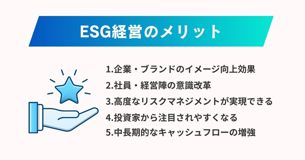ESG経営のメリット
