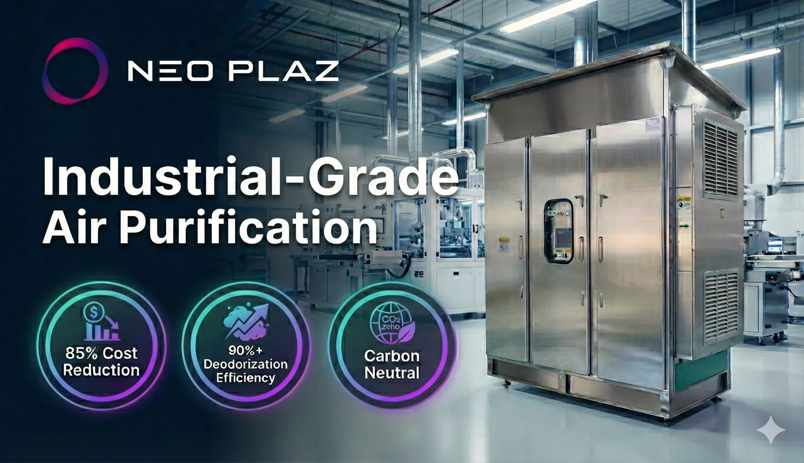NeoPlaz Injection-Type Low-Temperature Plasma Deodorizer