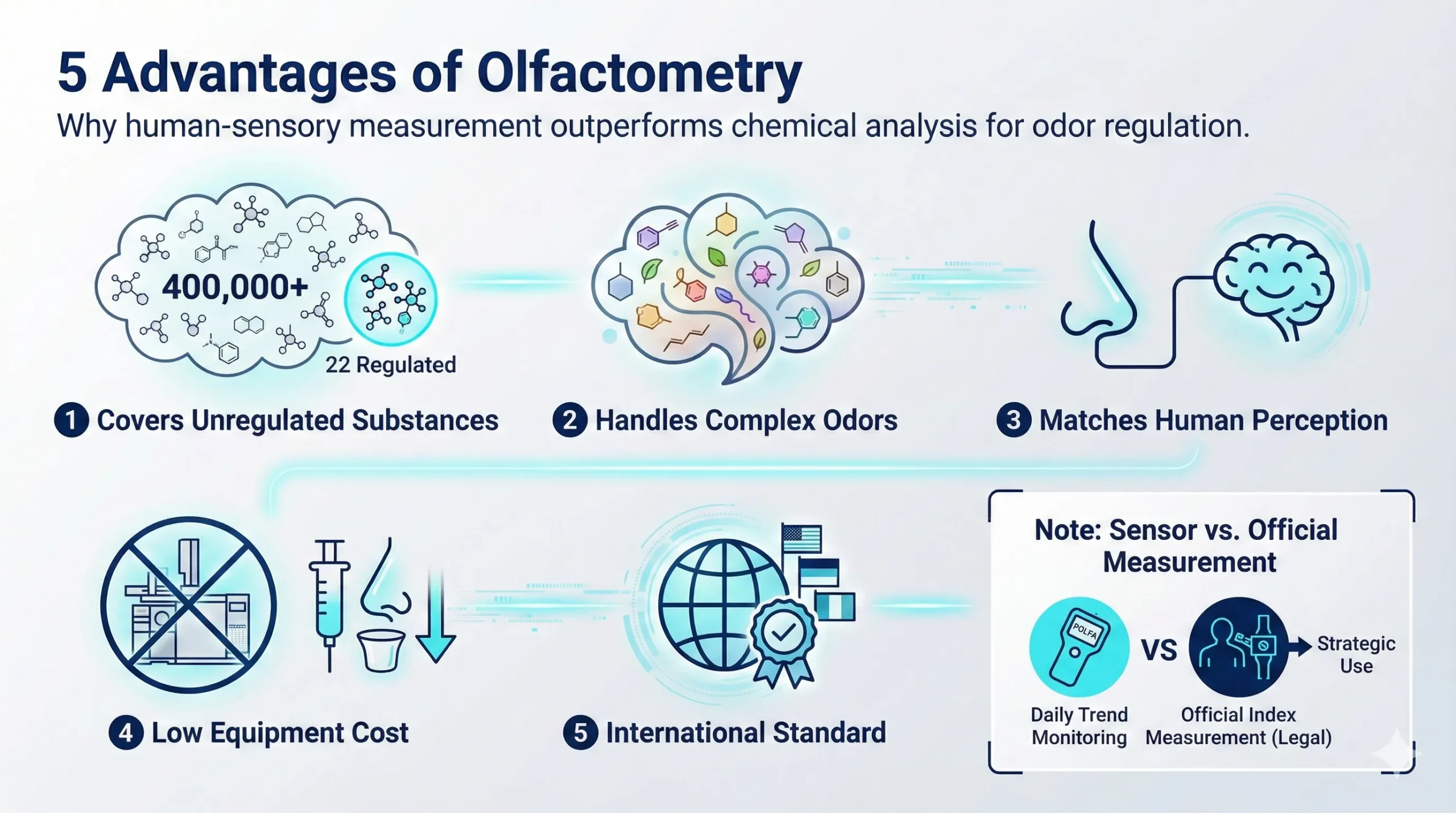 5 Advantages of Olfactometry