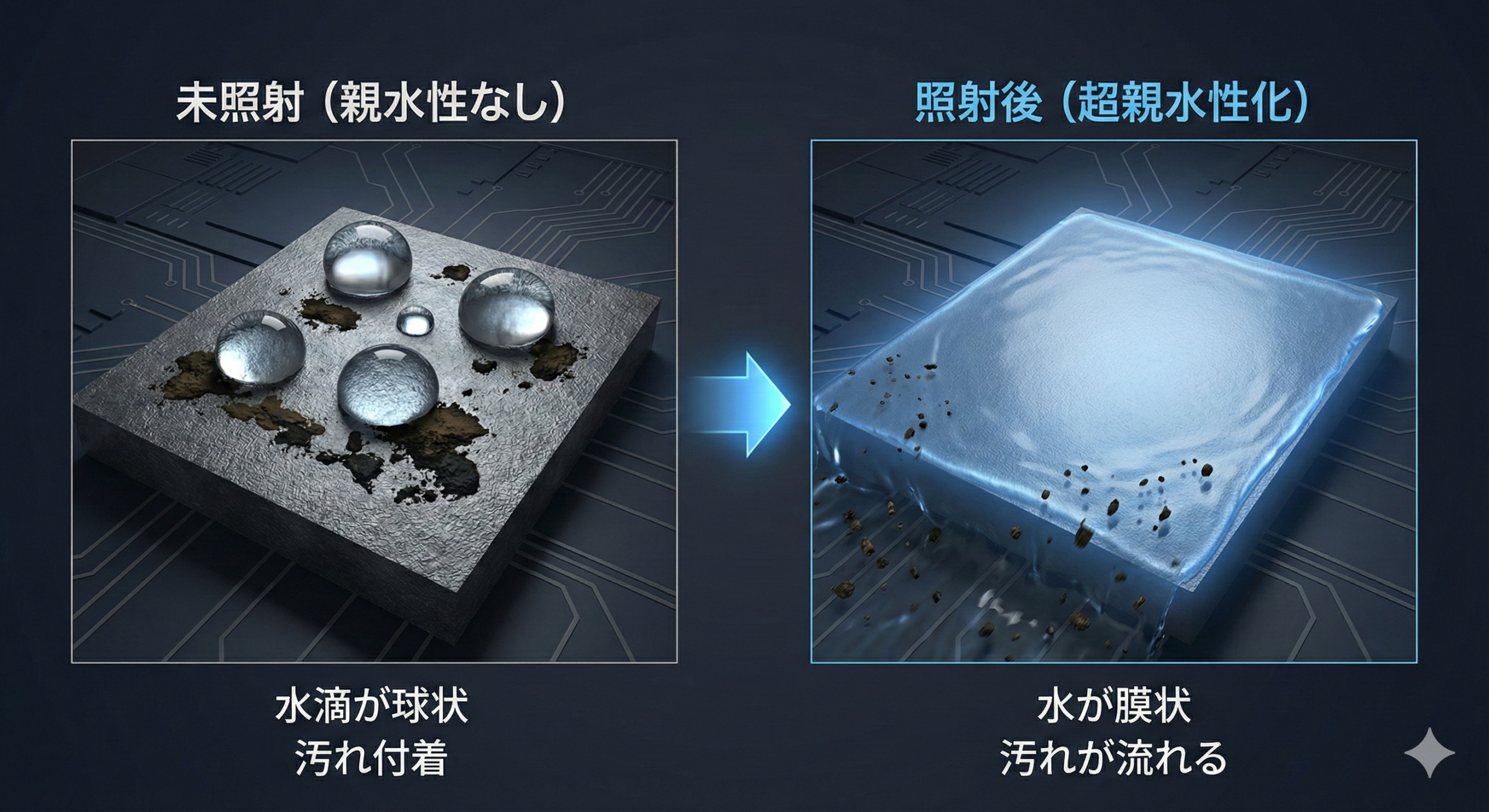 光触媒の仕組みと図解を解説