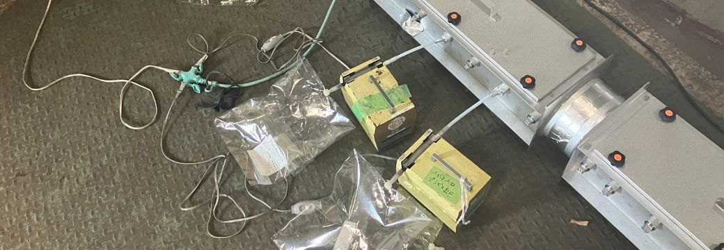 実排気を使用したデモテストを実施