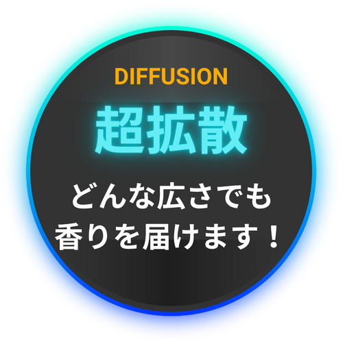 超拡散 / どんな広さでも香りを届けます!