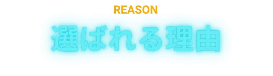 選ばれる理由
