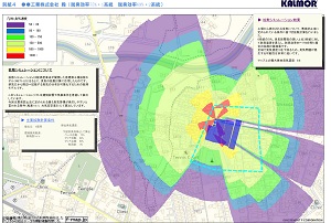 ダクト内噴霧の様子